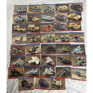 Galoob Micro Machines Freedom Force & Terror Troops Trading Cards Lot of 38 1993
